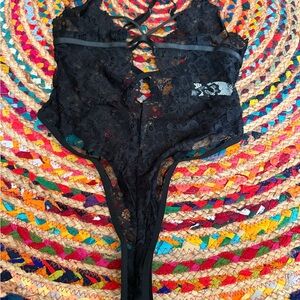 Black Lace Bodysuit